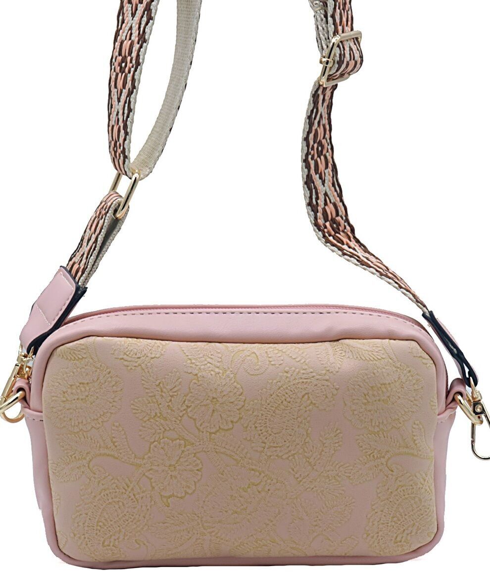 Q-J2.1 BAG810-004-2 Borsa in PU 20x12x5cm Rosa
