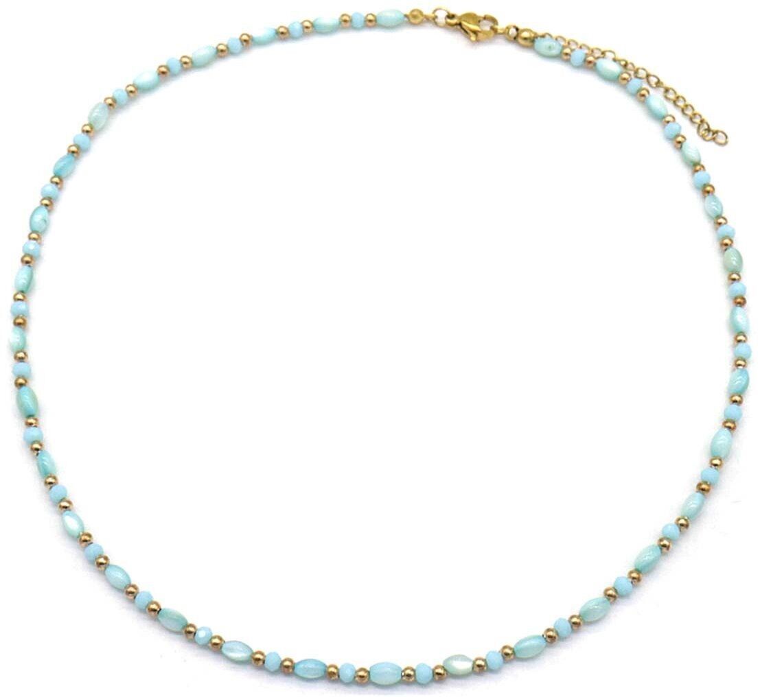 B-A4.5 N830-027-3 S.Collana in acciaio blu