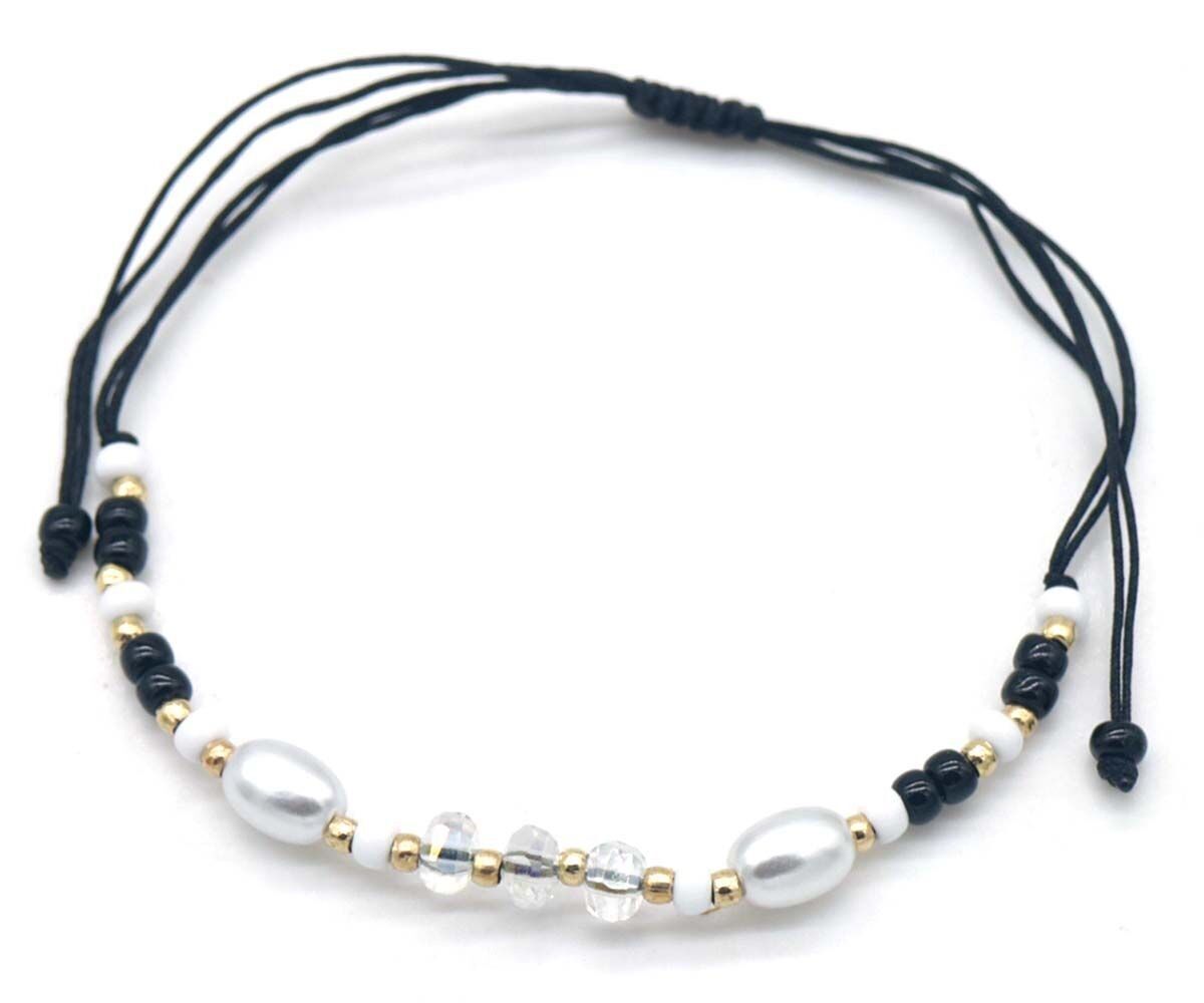 B-A17.5 B830-012-9 Bracciale Nero