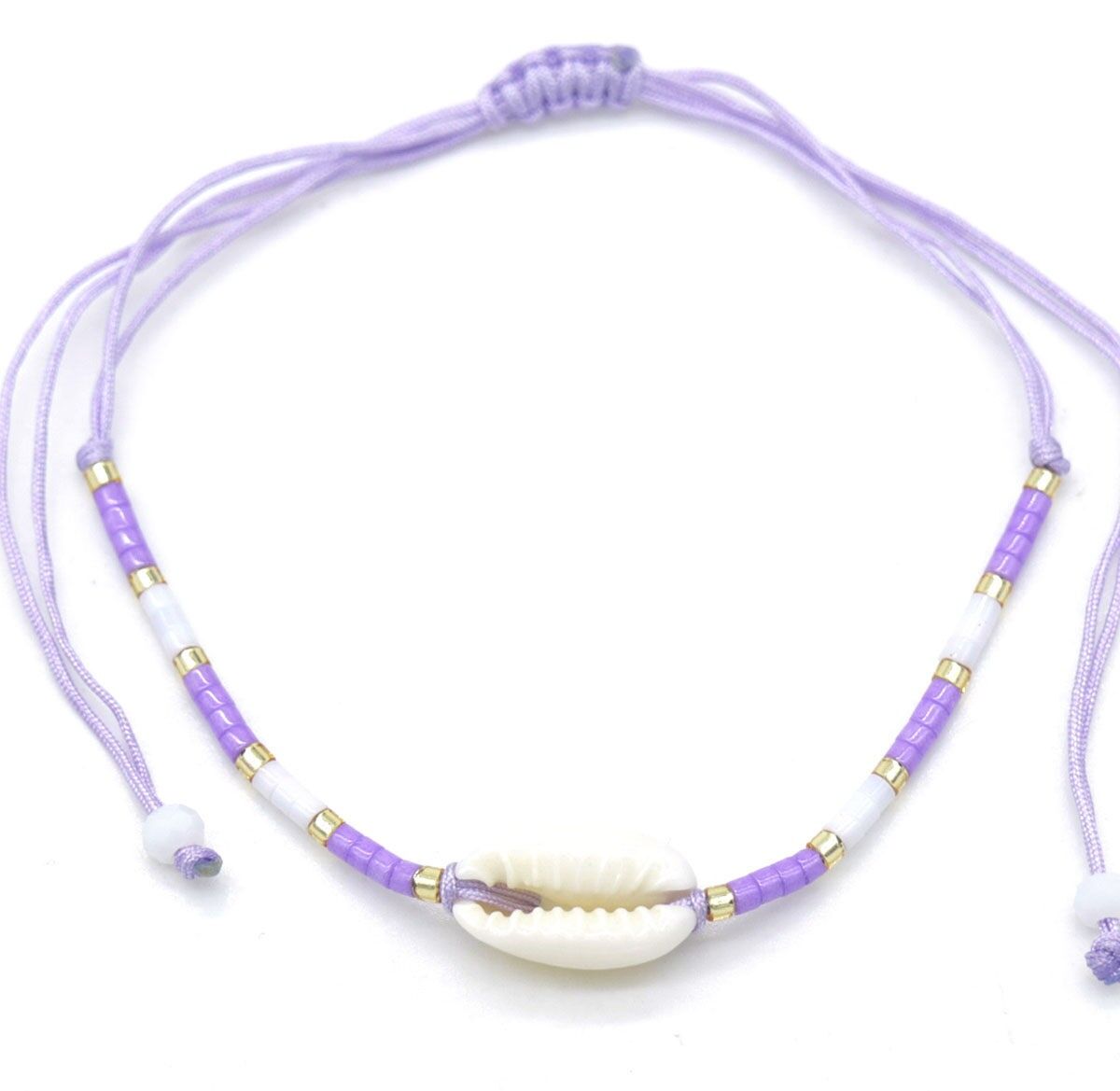 E-F5.2 B830-010-4 Bracciale Conchiglia Viola