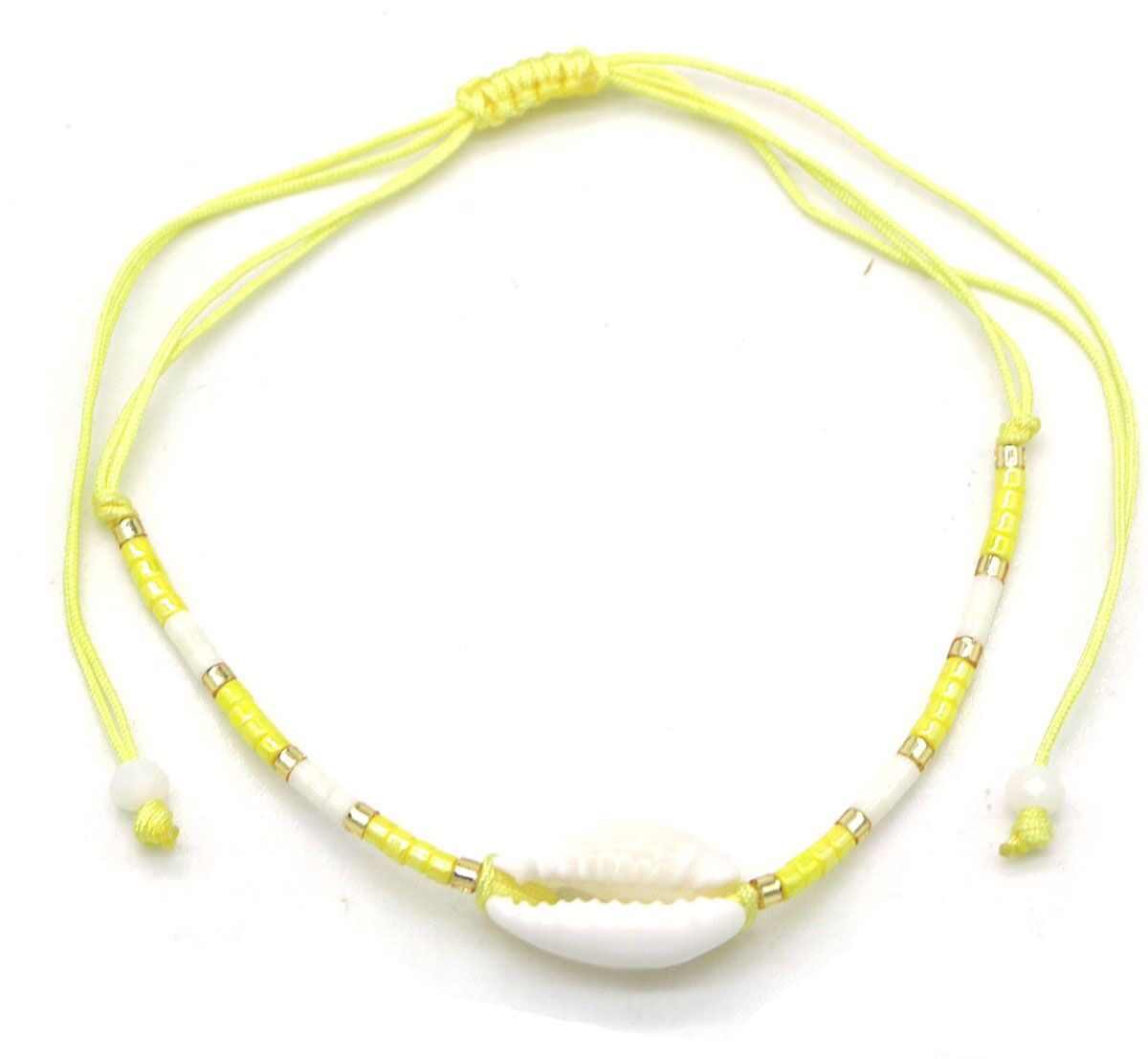 E-F6.5 B830-010-3 Bracciale Conchiglia Giallo