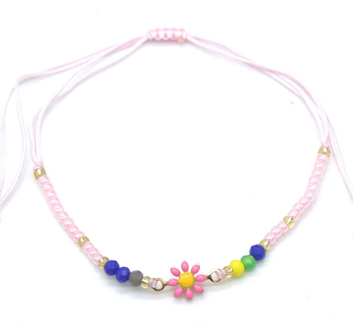 C-E5.1 B830-011-8 Bracciale Fiore Rosa