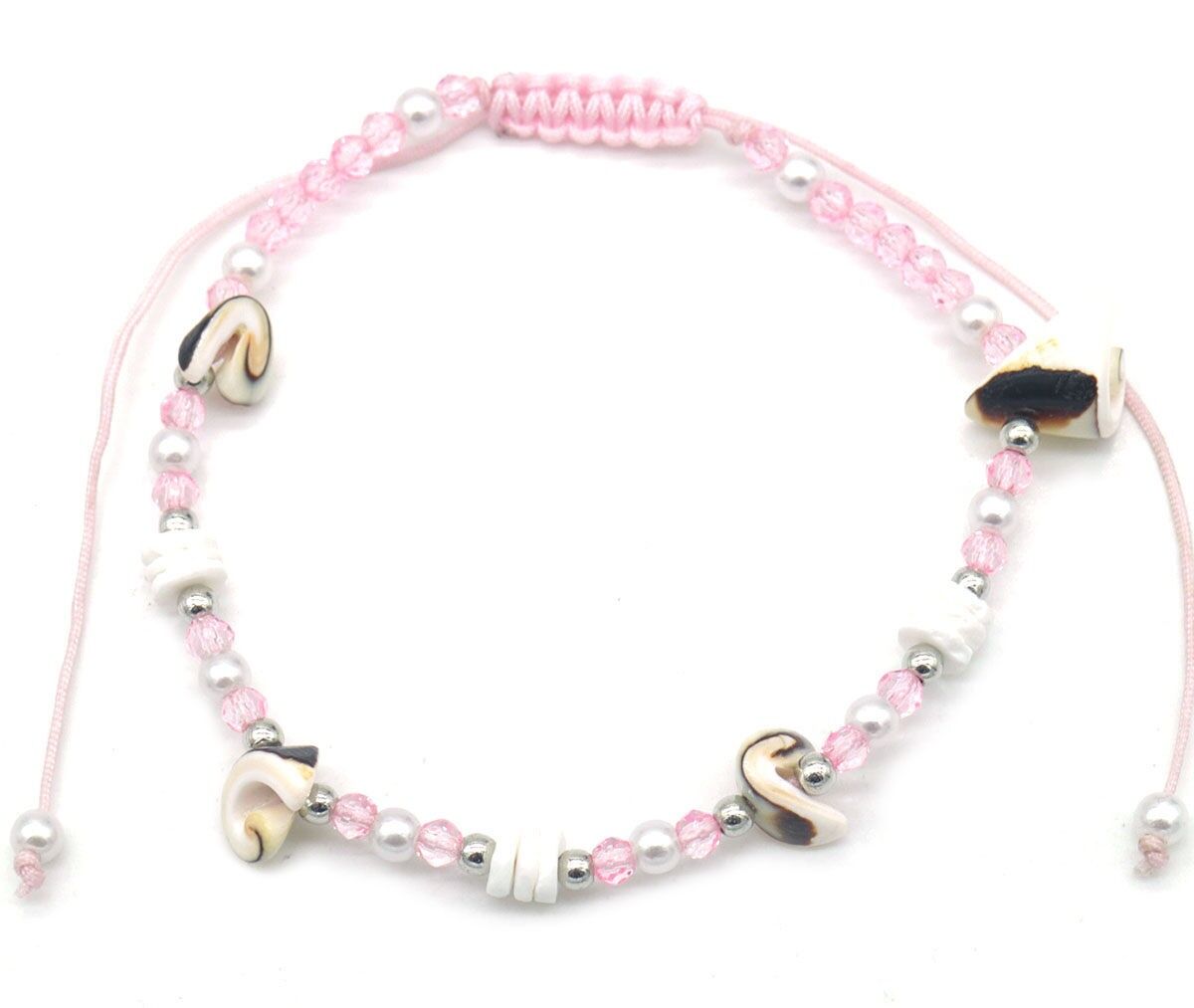 A-A11.1 ANK830-003-2 Perline per cavigliera Rosa