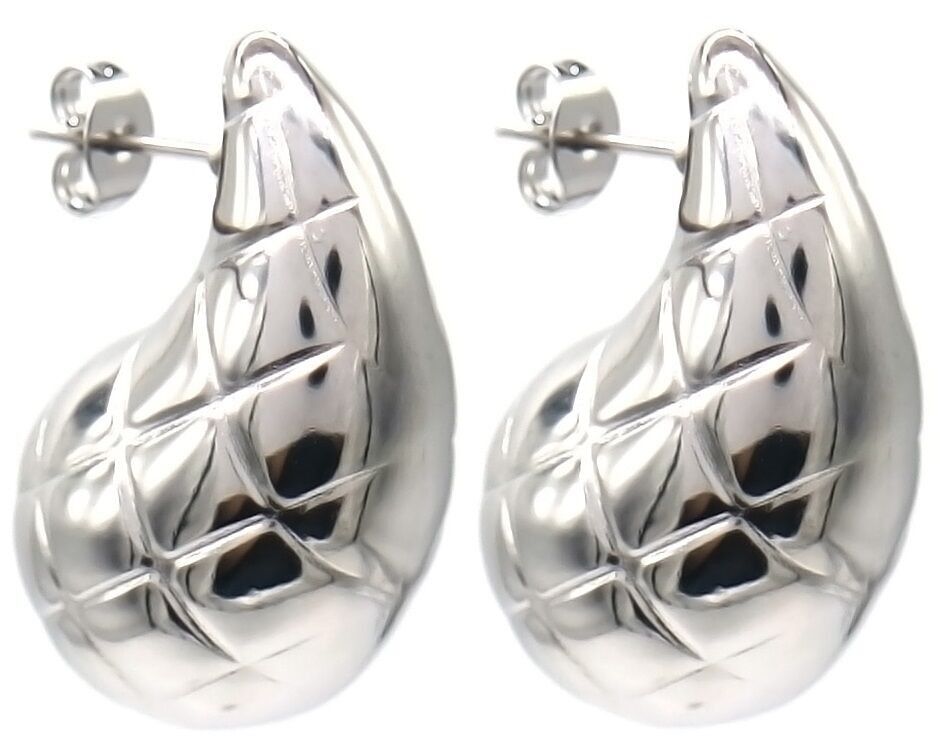 G-A22.2 E126-055S S.Orecchini in acciaio a goccia 3 cm