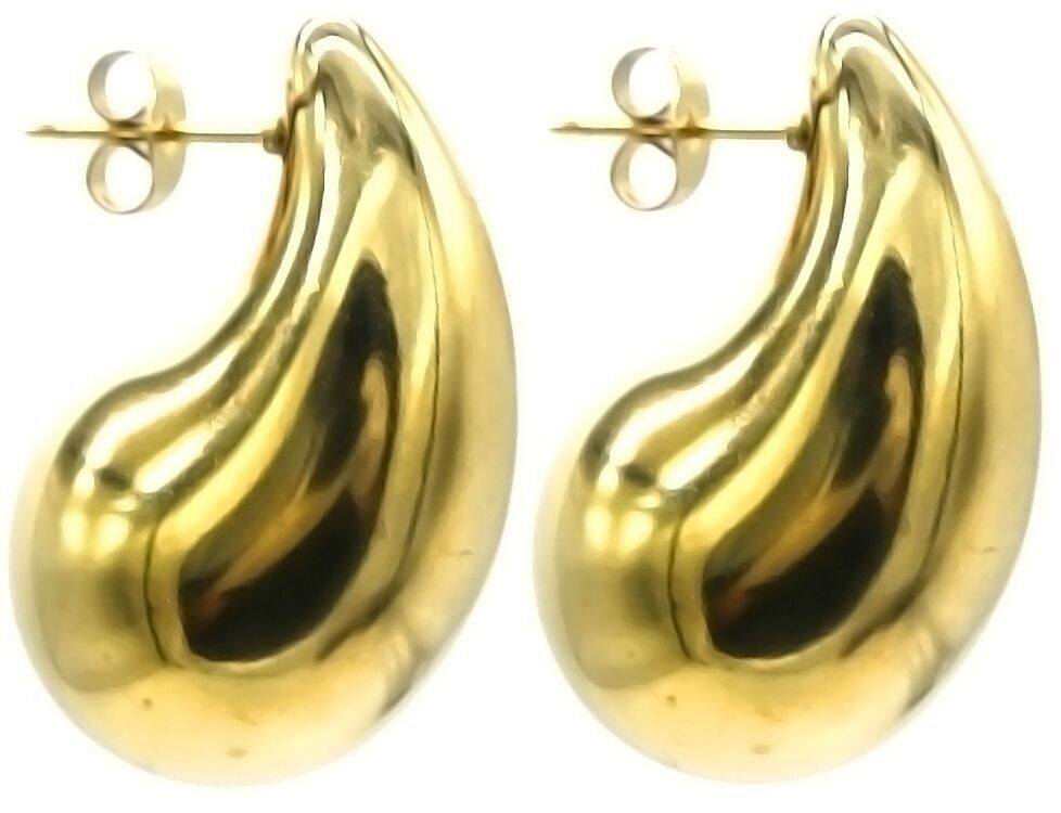 Sol-A2.3 E126-041G-L S.Orecchini in acciaio a goccia 3 cm