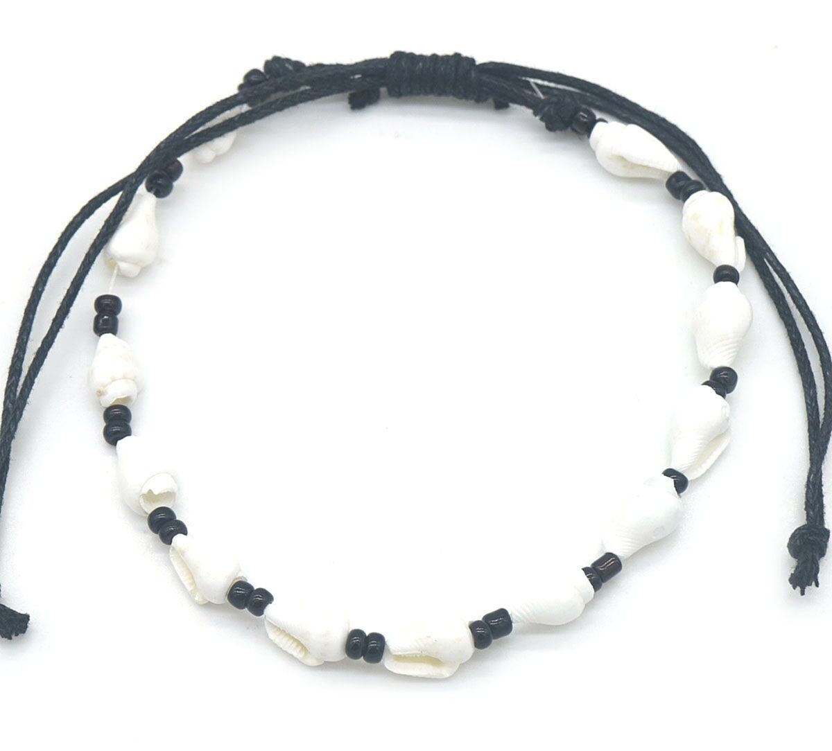 E-B21.2 ANK830-001-2 Cavigliera Conchiglie Nero