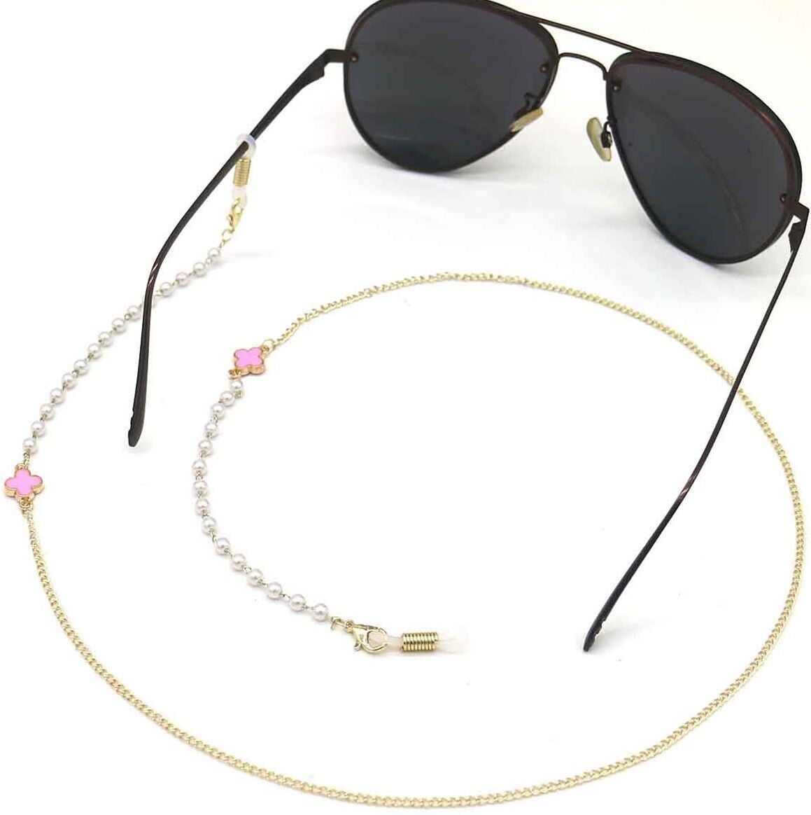 La-Re8.2 GL004-054-3 Catena per occhiali da sole rosa