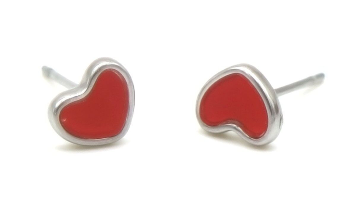 F-F5.3 E103-092S S.Perno in acciaio da 6 mm a forma di cuore