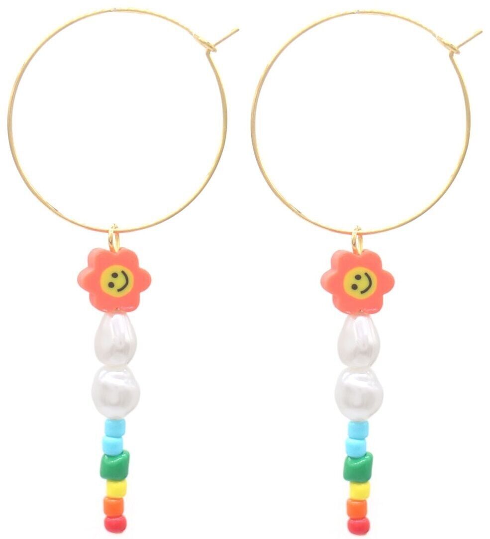 J-F3.2 E221-582-2 S.Orecchini in acciaio Fiore 3x7cm