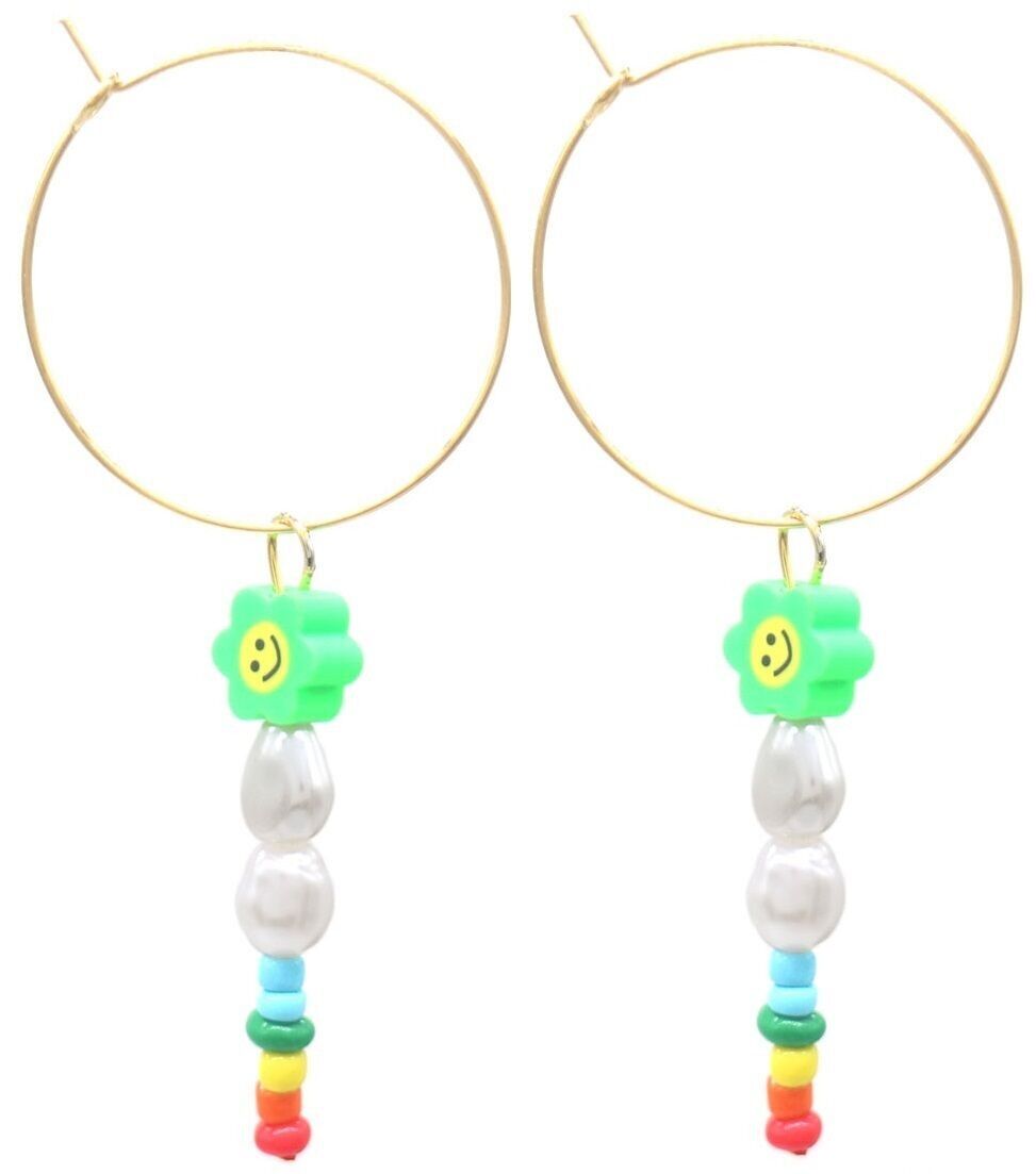 J-F8.2 E221-582-5 S.Orecchini in acciaio Fiore 3x7cm