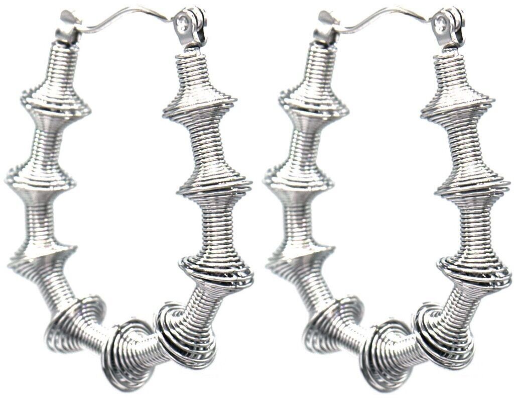 B-B2.3 E041-048S S. Orecchini in acciaio 3.5cm