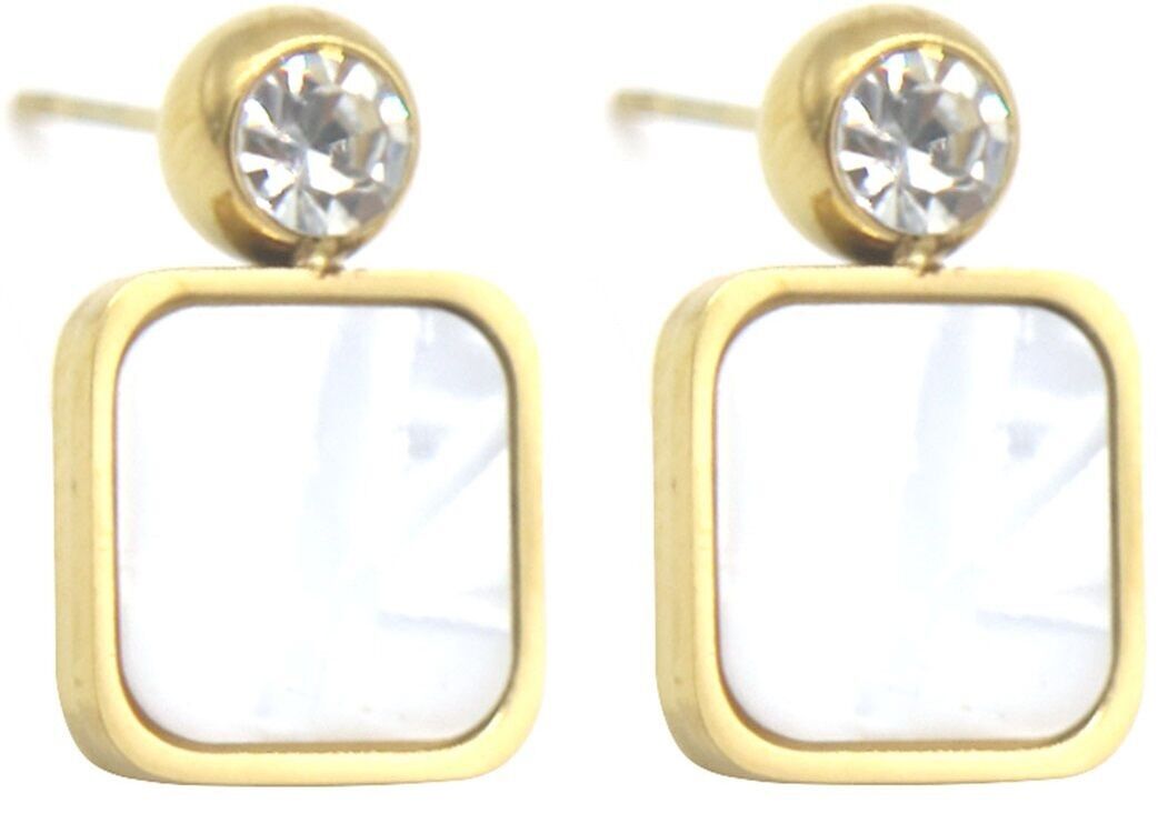 B-A18.3 E101-011G S. Orecchini in acciaio 1.Mocio da 8 cm