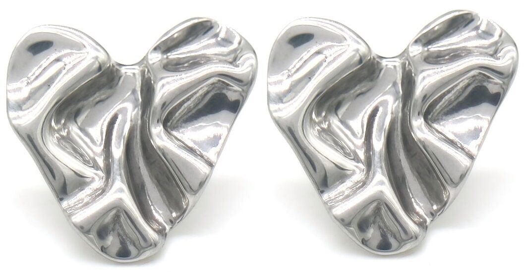 F-F7.1 E103-182S S. Orecchino in acciaio 2.Cuore da 5 cm