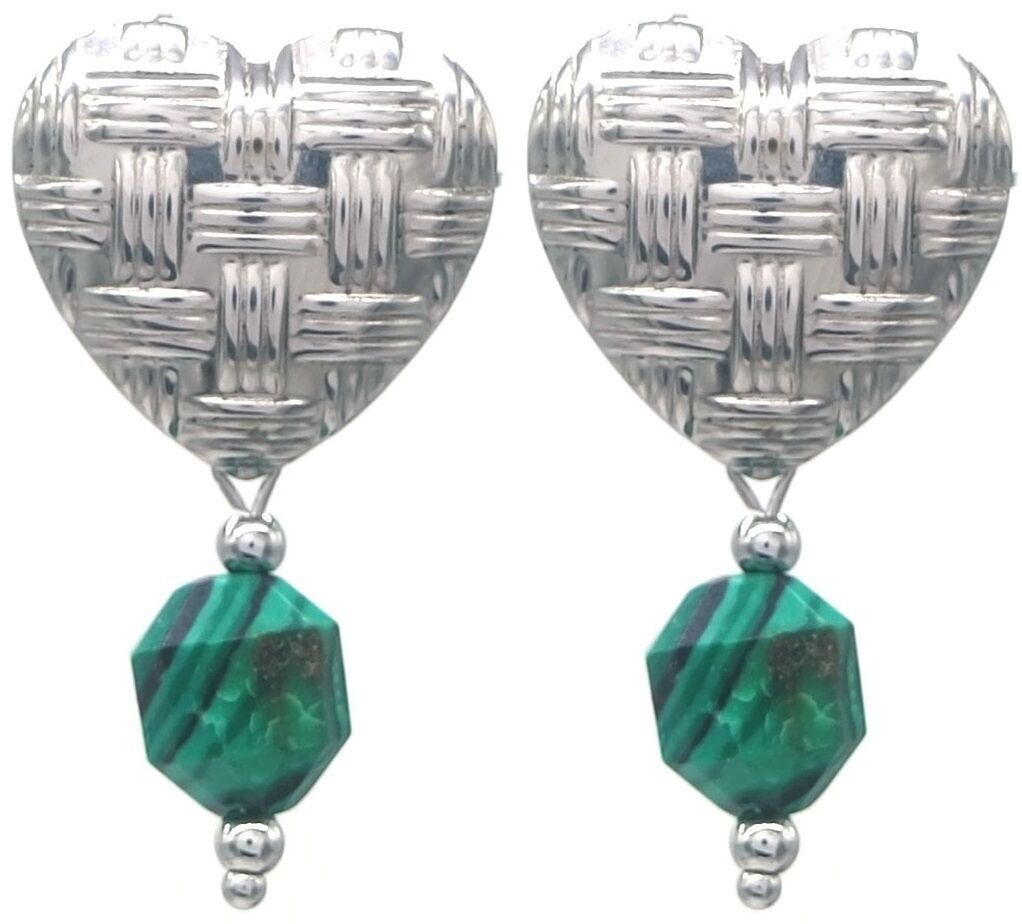 Sol-E4.5 E103-240S-2 S.Orecchini in acciaio 4cm Cuore