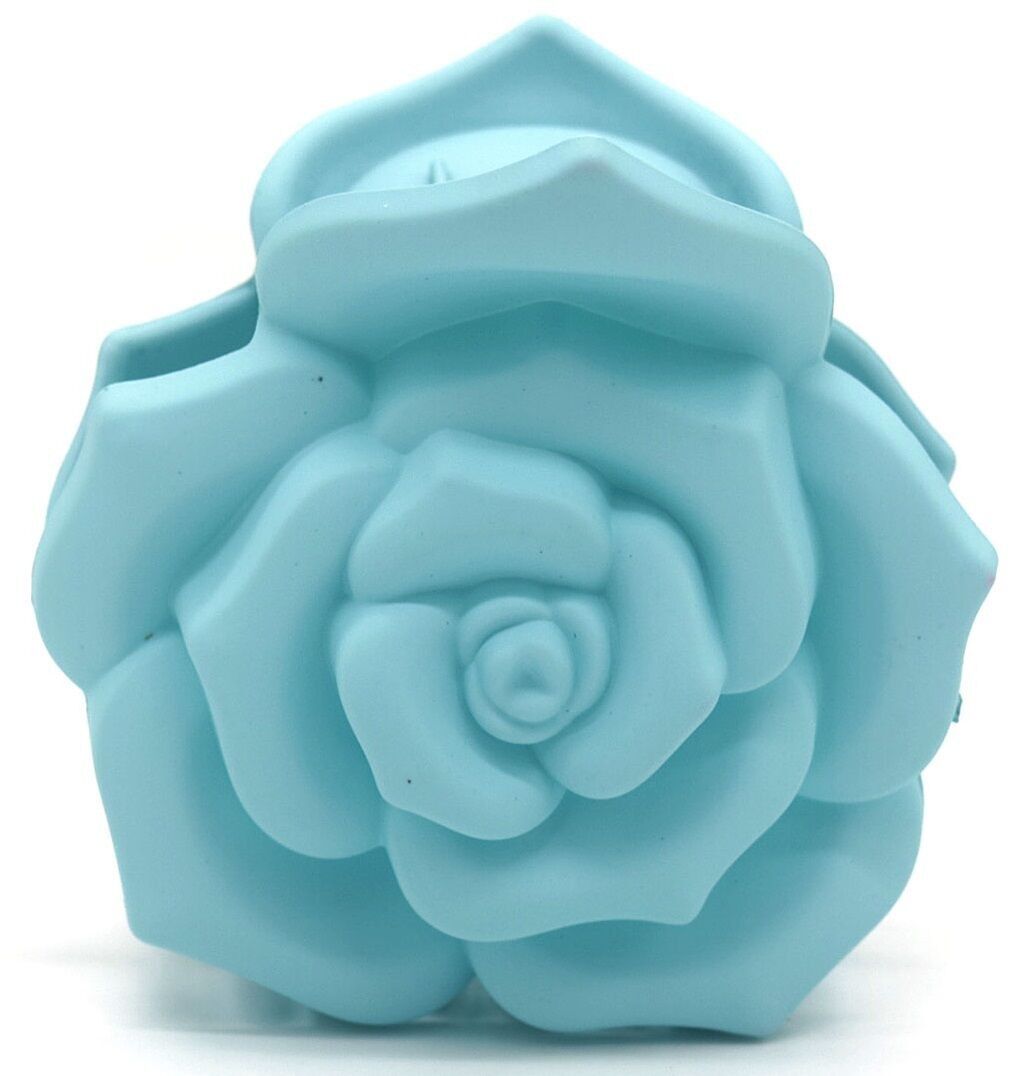 X-B8.2 H819-005-6 Fermaglio per capelli 6 cm Fiore blu