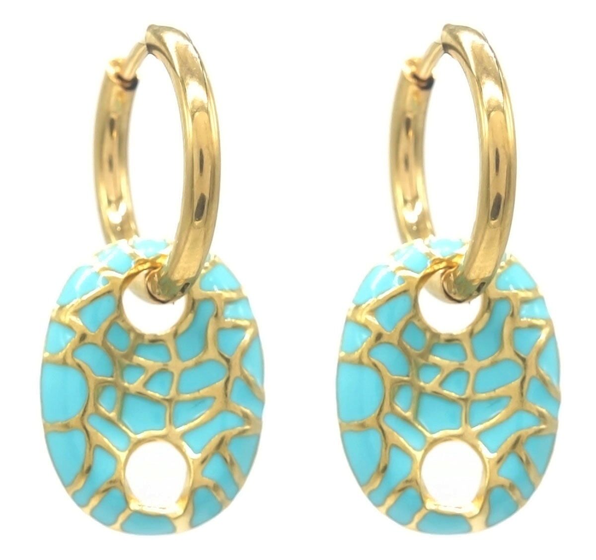 E-B5.5 E103-250G-3 S.Stahlohrringe 3cm Blau