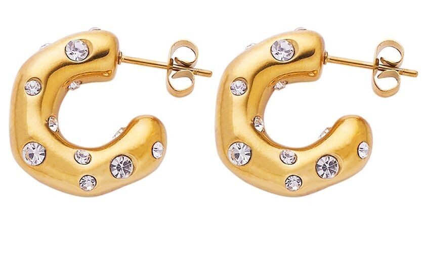 D-D19.1 E103-181G-2 S Stahl Ohrringe 2cm