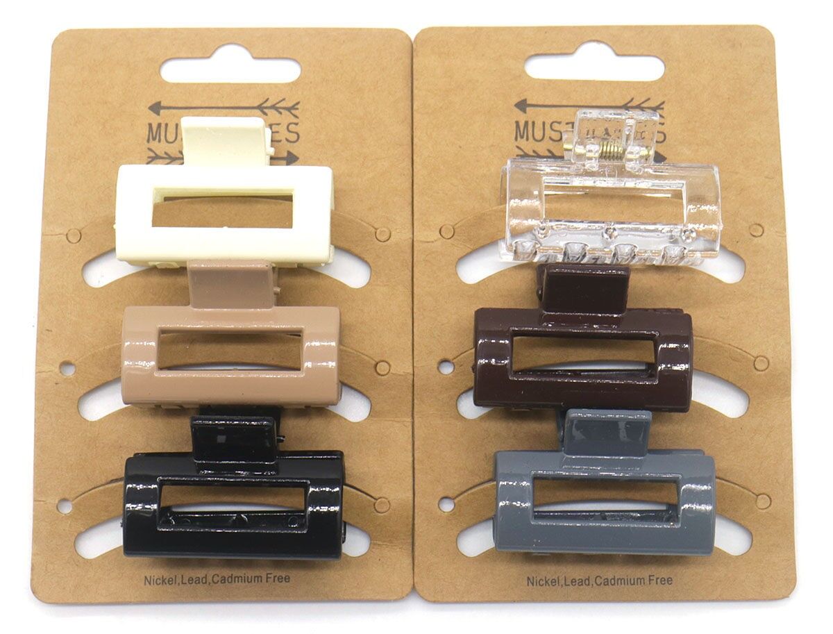 E-F1.1 H819-013 Set di fermagli per capelli 4.5 cm Multi 6 pezzi