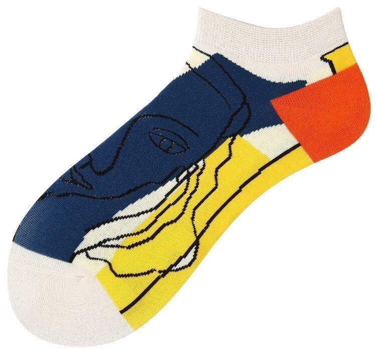H-B24.1 SOCKS-C148 Paio di calzini bassi taglia 36-43 Pittura