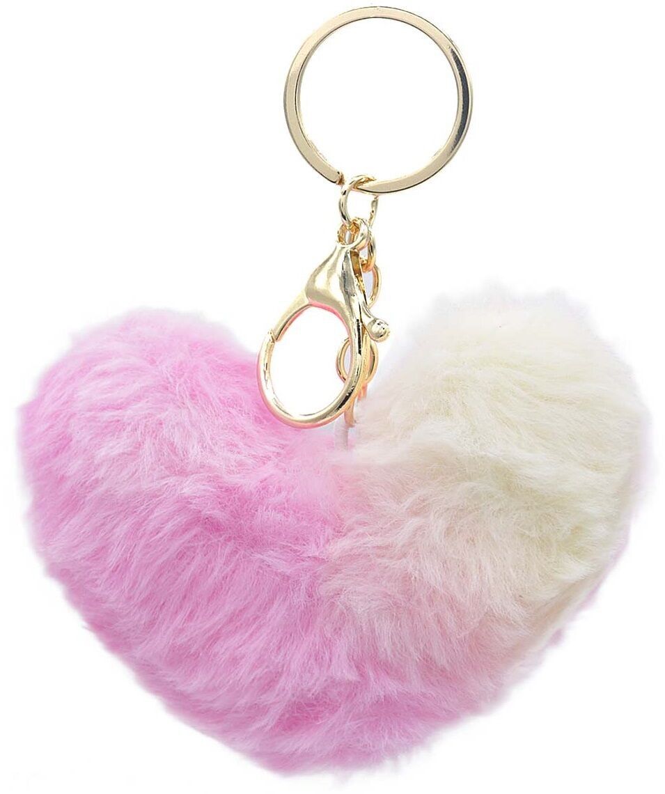 F-E25.1 KY2403-169 Portachiavi soffice a forma di cuore da 10 cm