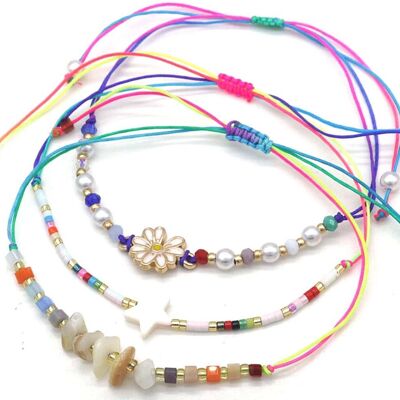 A-D12.2 B830-021-2 Juego de pulseras 3 piezas Multi