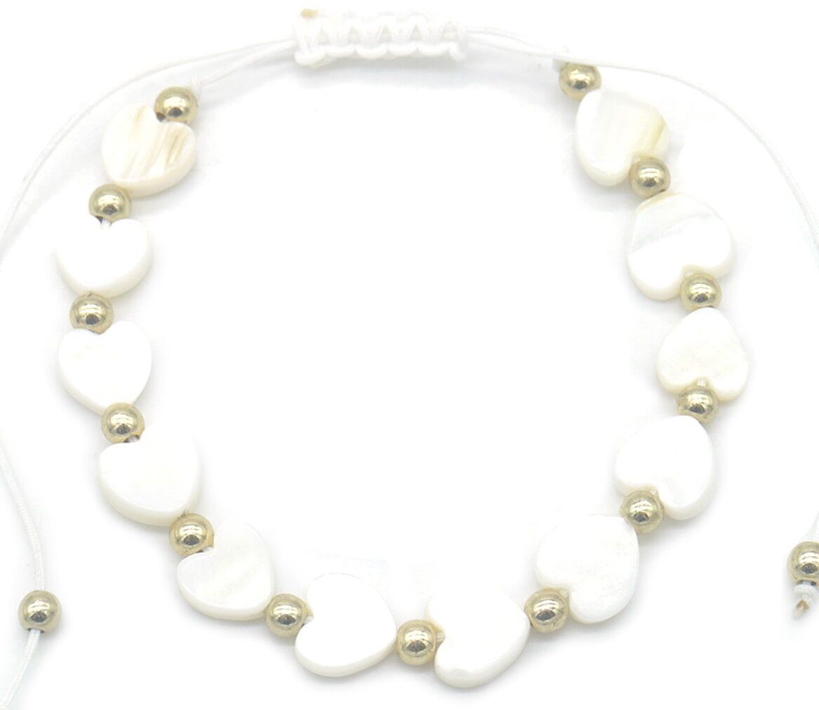 Sol-Mi2.1 ANK830-071-2 Cavigliera con cuori di conchiglia