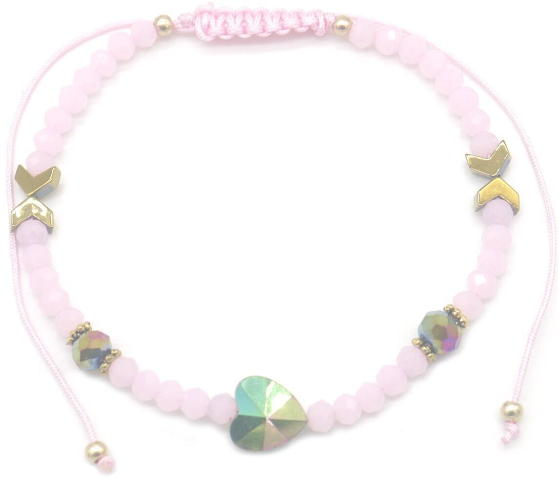 I-F10.2 ANK830-086-1 Cavigliera Cuore Rosa