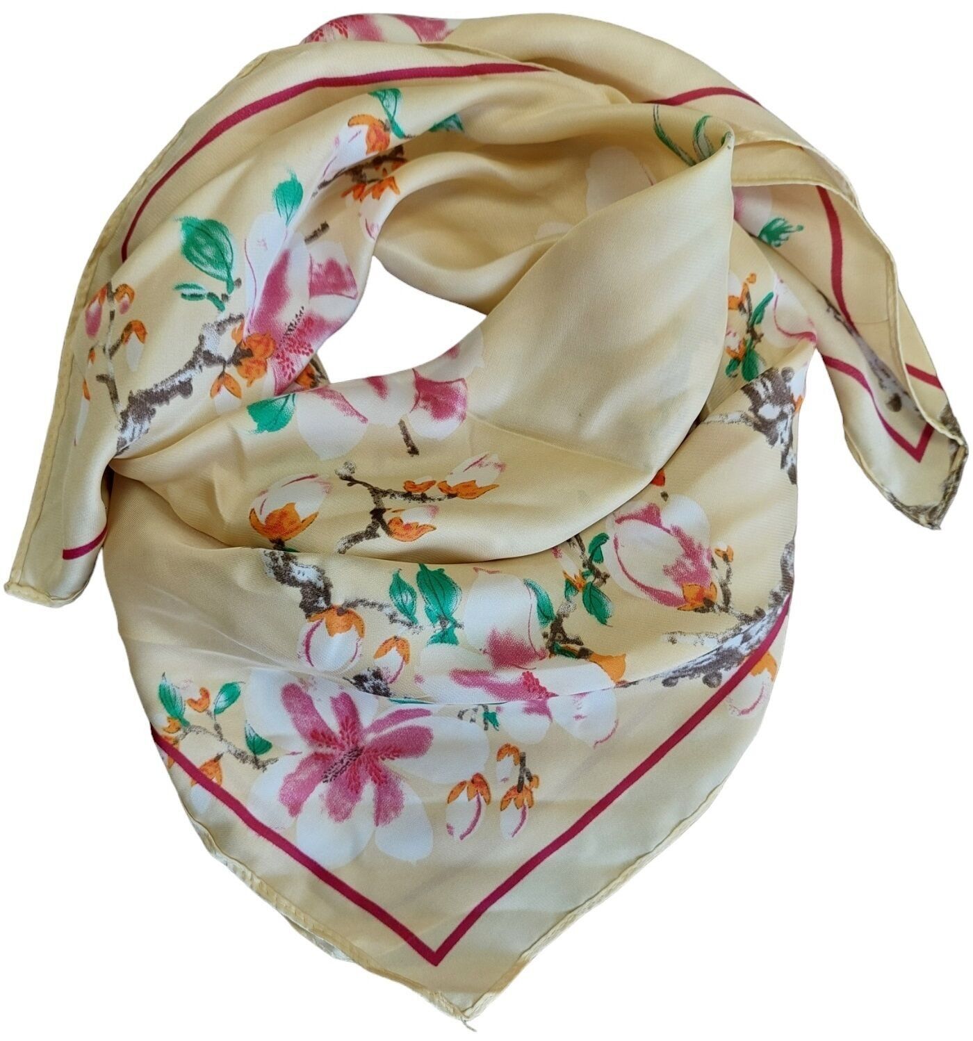 X-L5.1 SCARF815-001-6 Sciarpa effetto seta 70x70cm