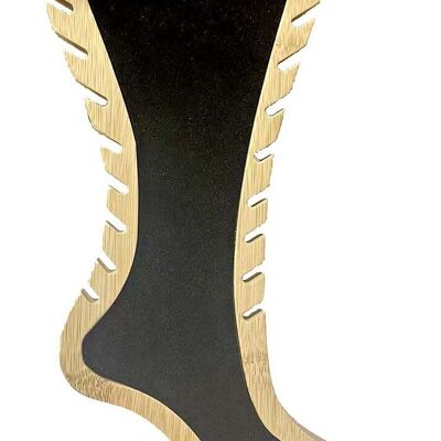 R-A2.2 PK829-001 Wooden Anklet Display 29x14cm Black