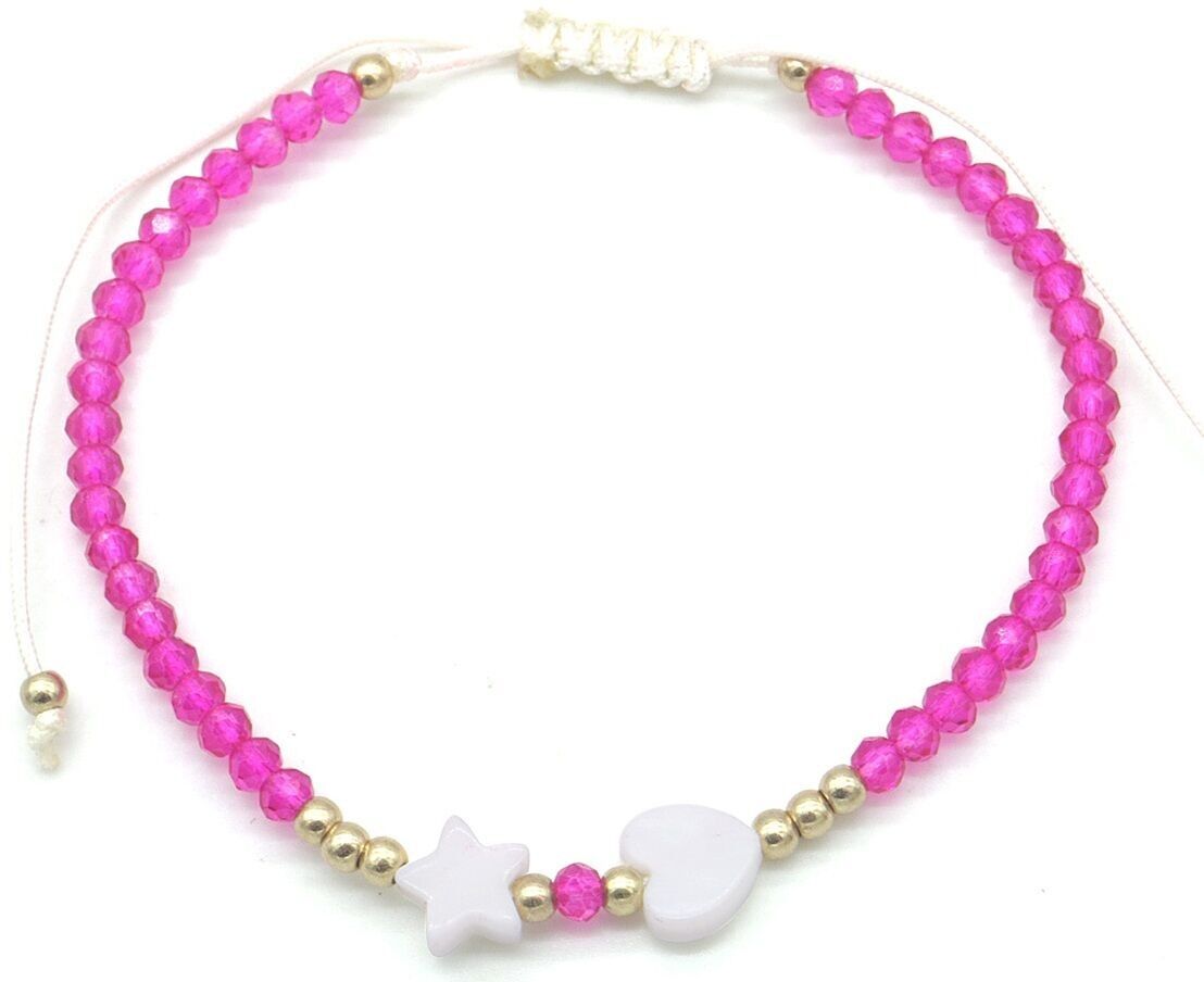 C-B8.2 ANK830-049-1 Cavigliera Cuore-Stella Viola