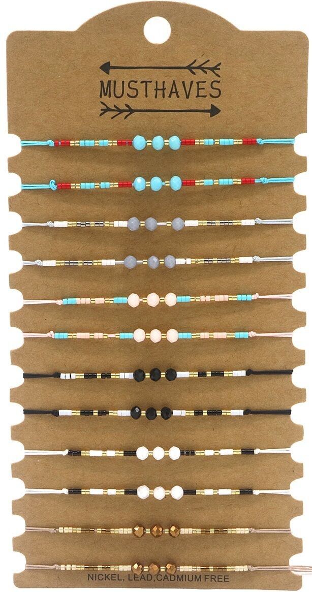 C-D23.1 B2434-008 Set di braccialetti 12 pezzi