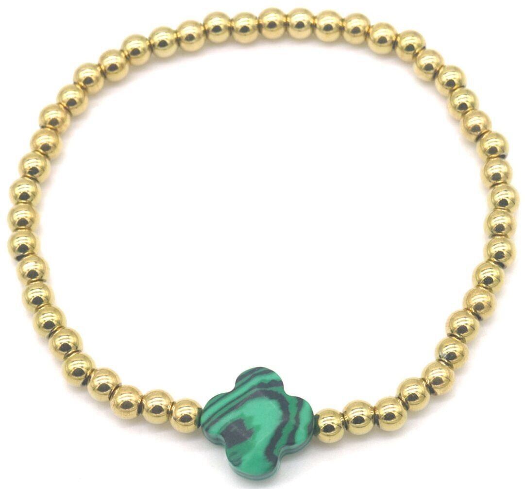 F-E15.3 B1661-119-4 S.Bracciale in acciaio Clover