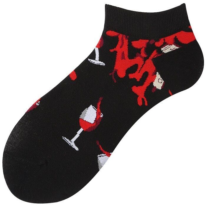 S-B5.1 C185 Calzini alla caviglia taglia 36-43 vino