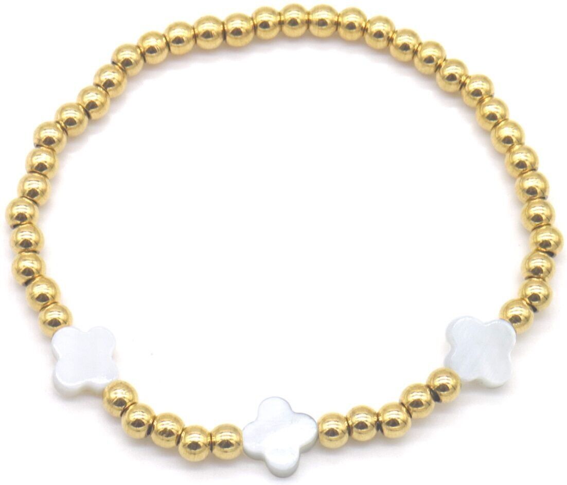 B-F22.3 B100-003-5 S.Bracciale in acciaio Trifogli