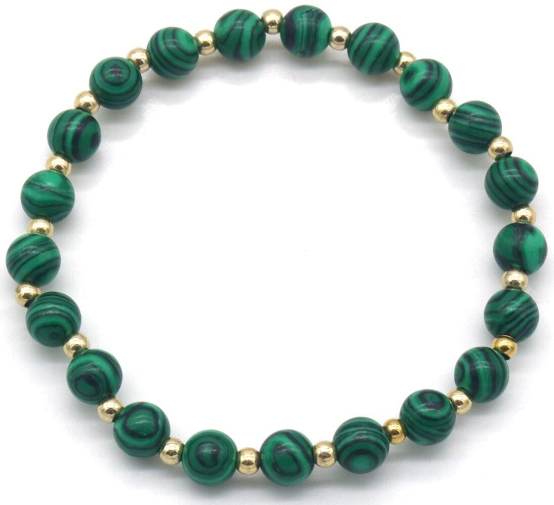 D-E8.2 B100-007 Bracciale S.Perline d'acciaio