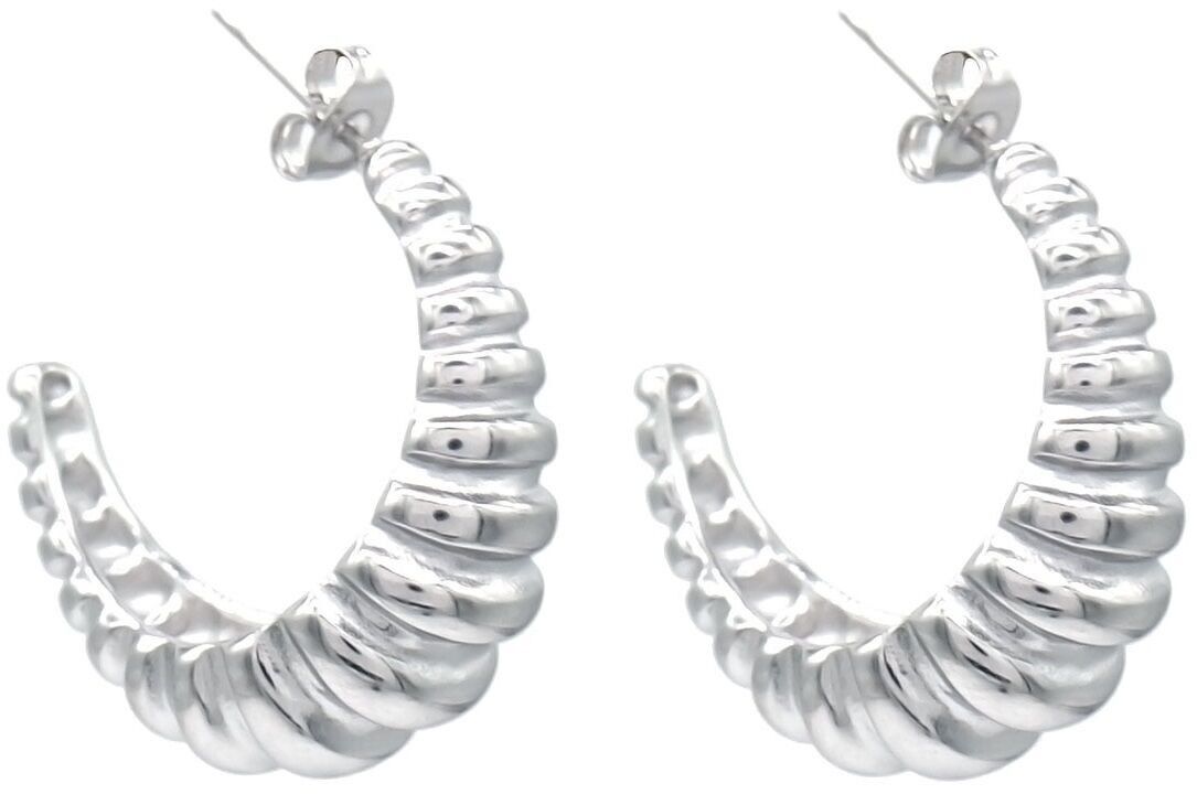 E-E25.2 E126-087S S.Orecchini in acciaio 3cm