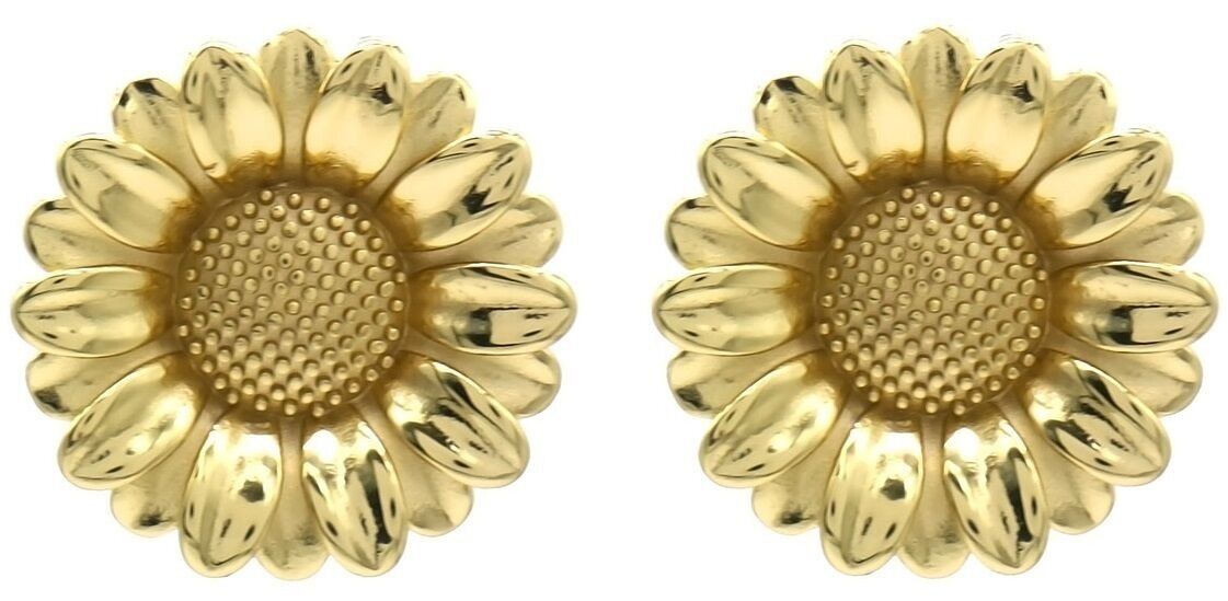 E-D24.2 E126-127G S. Orecchini in acciaio Fiore 3.5cm