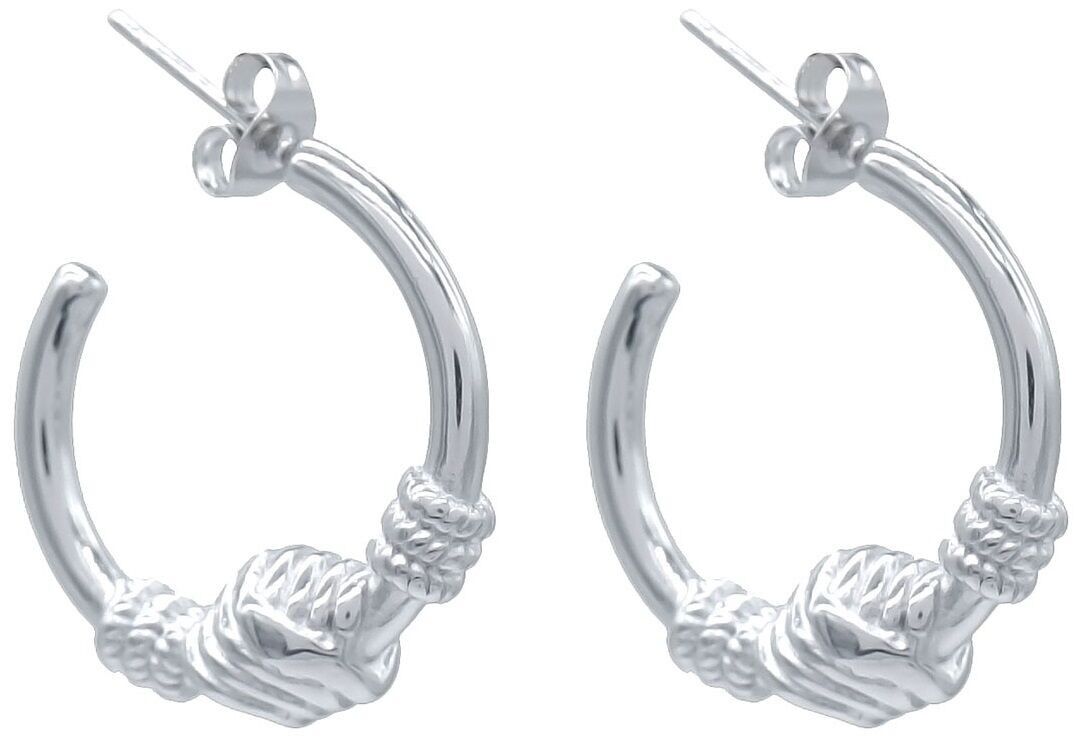 H-C6.5 E126-108S S. Orecchini in acciaio 2.5cm