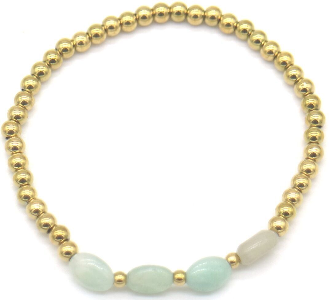 F-B15.1 B100-027-2 S.Bracciale in acciaio con pietre