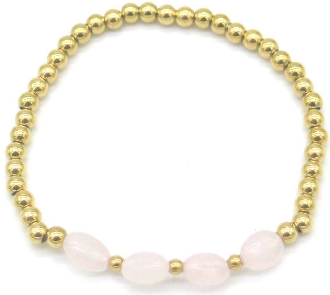 F-B17.1 B100-027-3 S.Bracciale in acciaio con pietre