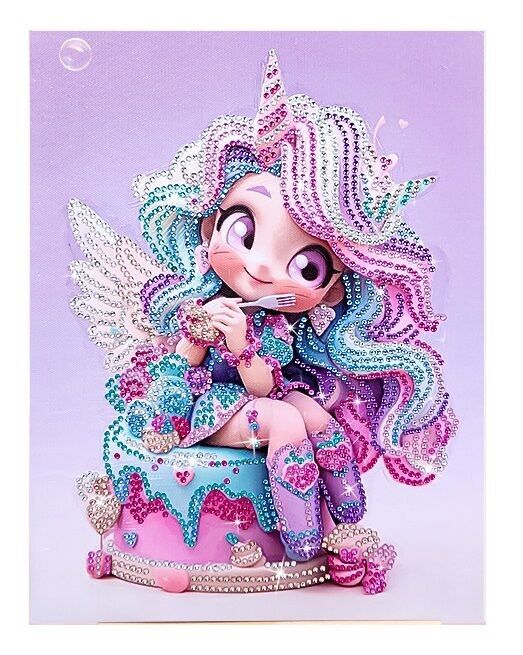 L-B5.2 3DZS001 Diamond Painting su cornice in legno 30x23cm