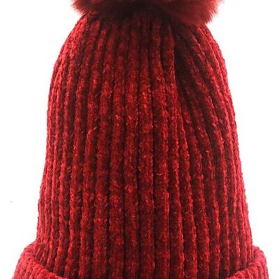 K-F5.3 HAT701-002 Núm. 2.Gorro de invierno rojo