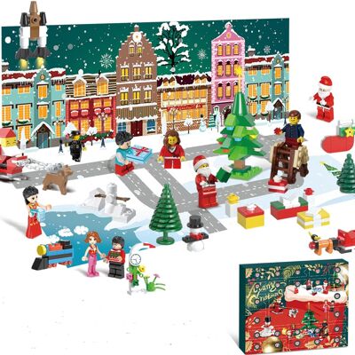 Z-F3.1 GC2432-089 XL Advent Calendar Building Blocks 36x30x3.5cm