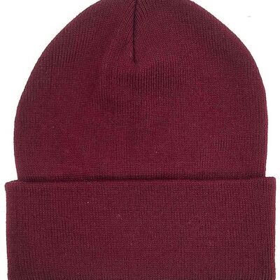 T-D2.2 HAT702-001 Núm.1 gorro burdeos