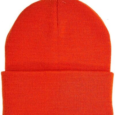 T-D6.1 HAT702-001 Núm.16 Beanie Naranja