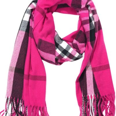 R-O4.1 SCARF705-199-4 Scarf Soft Checkered 180x70cm