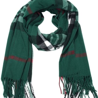 R-O7.2 SCARF705-199-3 Scarf Soft Checkered 180x70cm