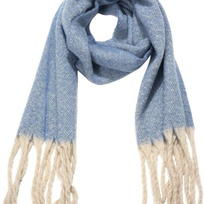 L-A8.1 Écharpe d'hiver SCARF705-123-4 190x40cm Bleu