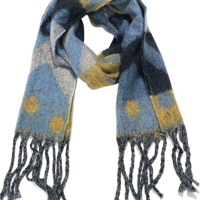Y-B5.3 SCARF705-177-2 Écharpe d'hiver Aztek 190x40cm