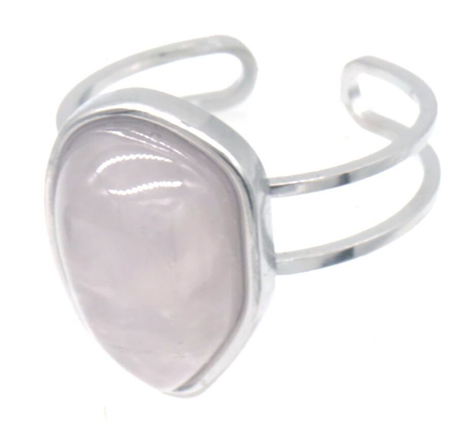 D-A4.2 R091-019S-1 S.Stahlring mit Steinen, verstellbar